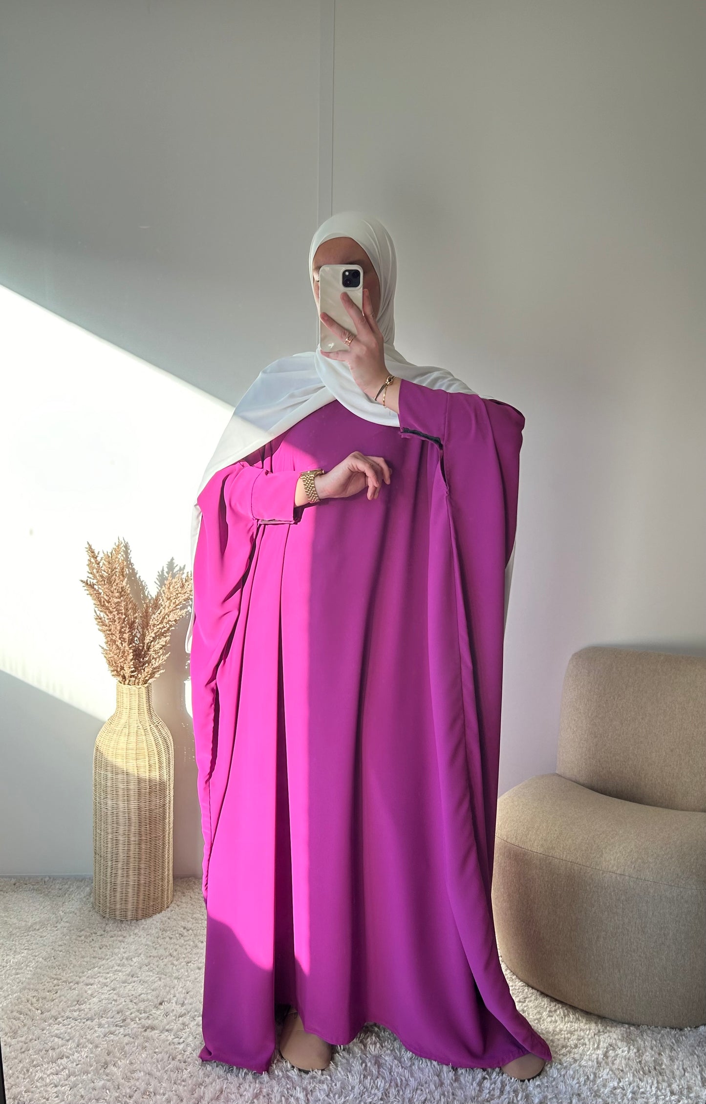 Abaya saoudienne en soie de Médine