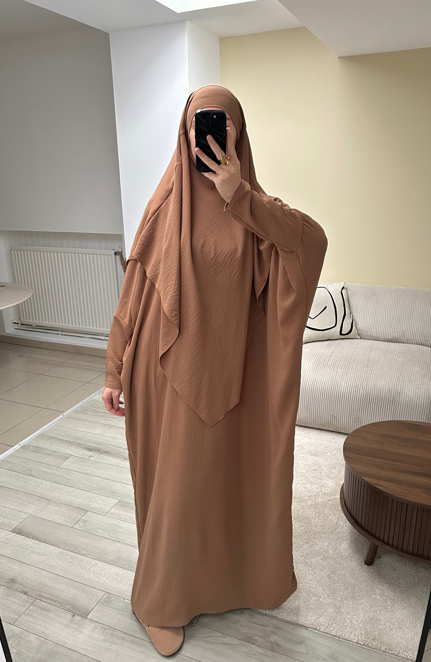 Ensemble abaya khimar en jazz