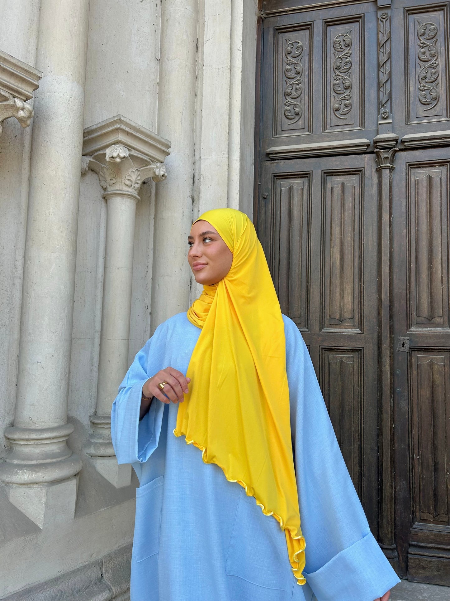 Hijab jersey premium frisé