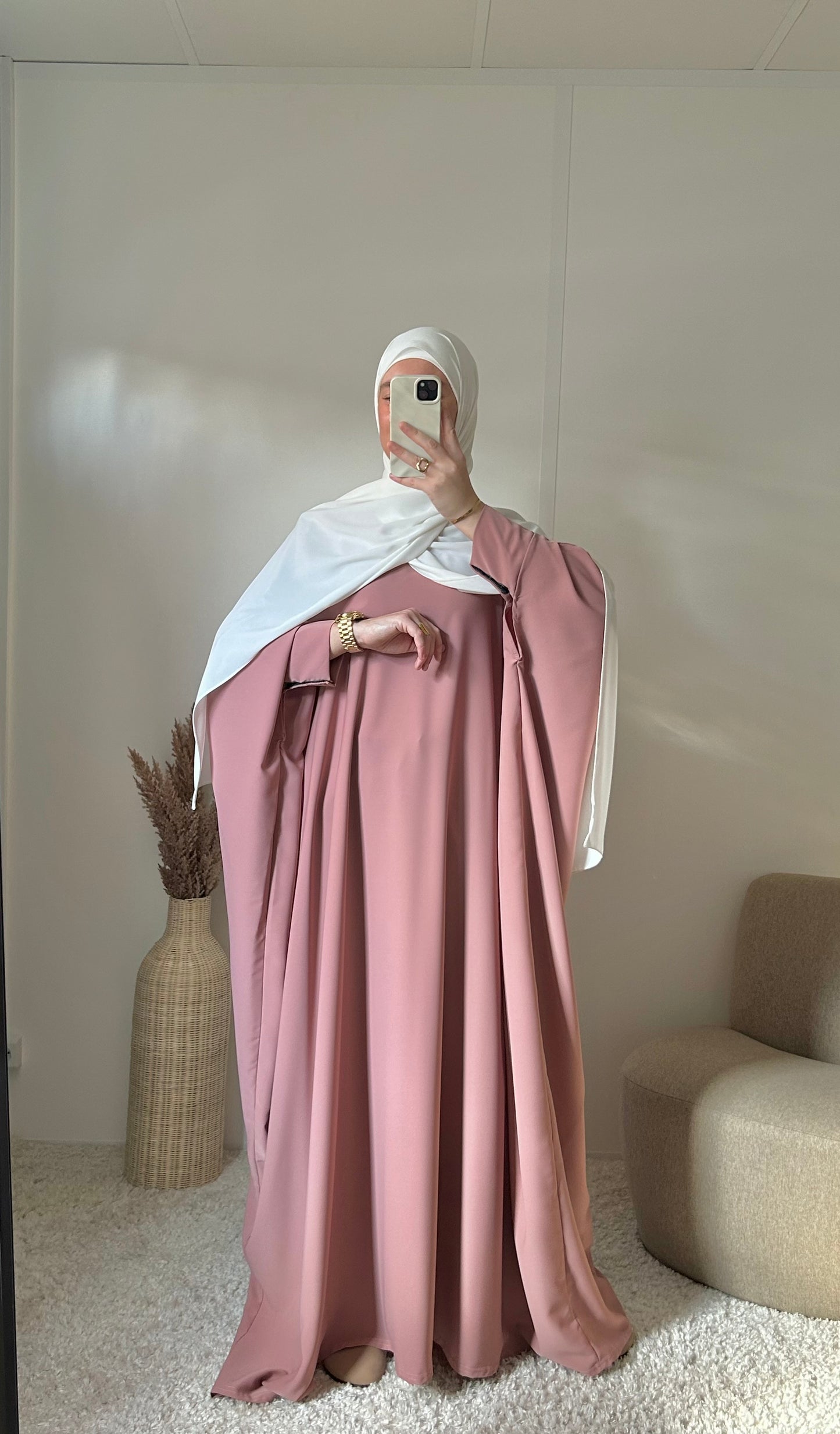 Abaya saoudienne en soie de Médine