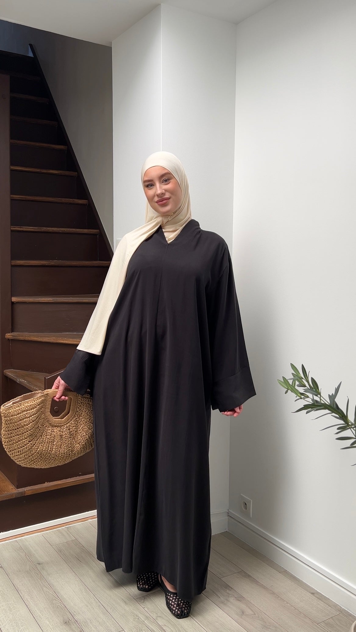 Abaya Dune noire