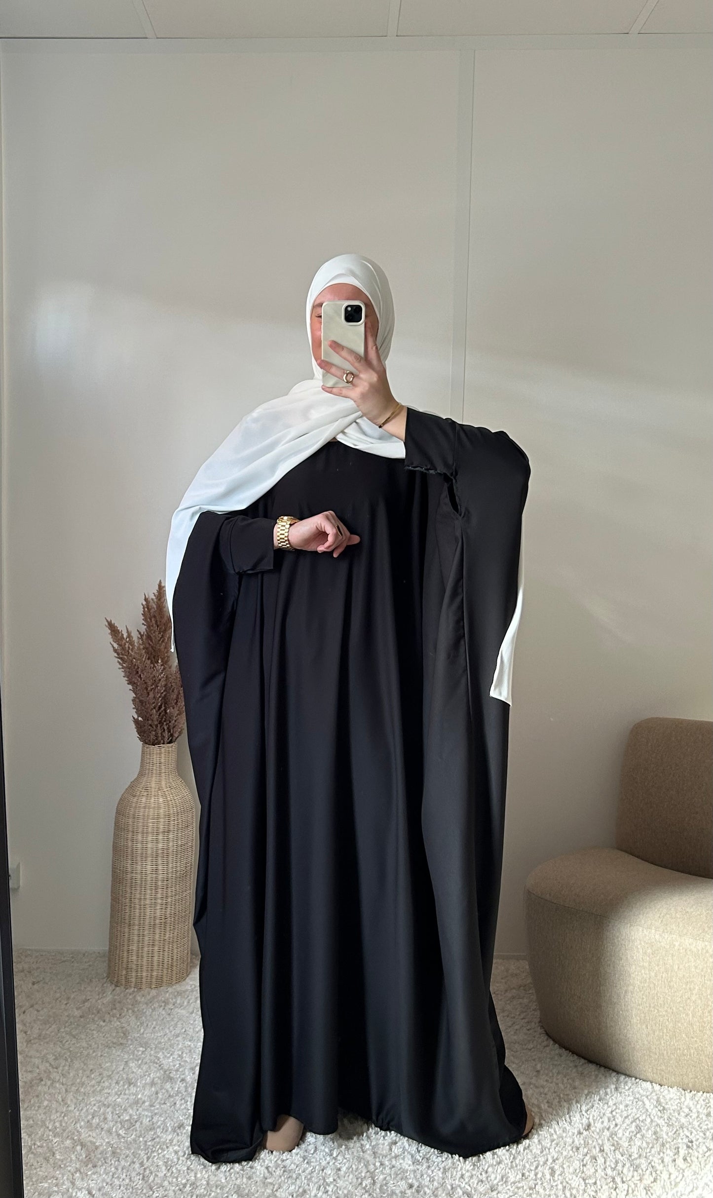 Abaya saoudienne en soie de Médine