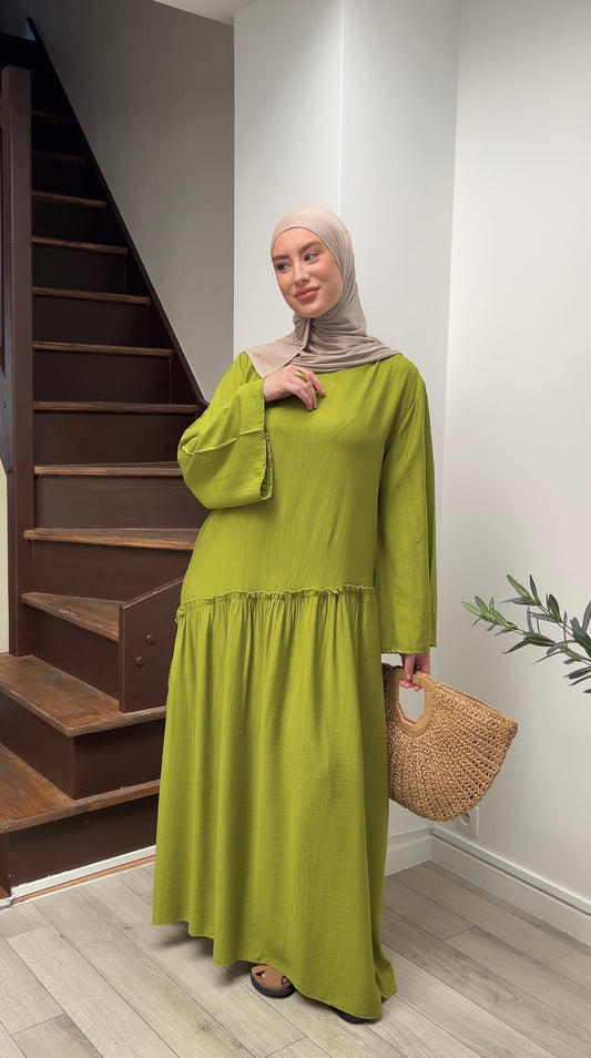 Abaya Solène olive