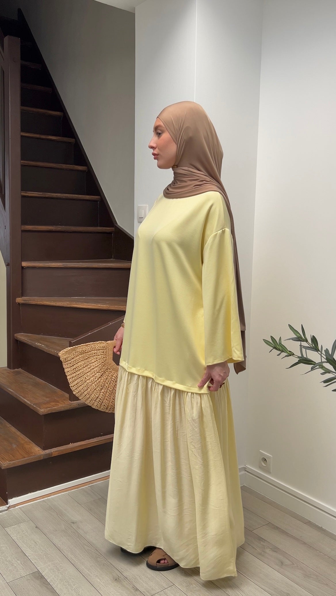 La abaya comfy jaune
