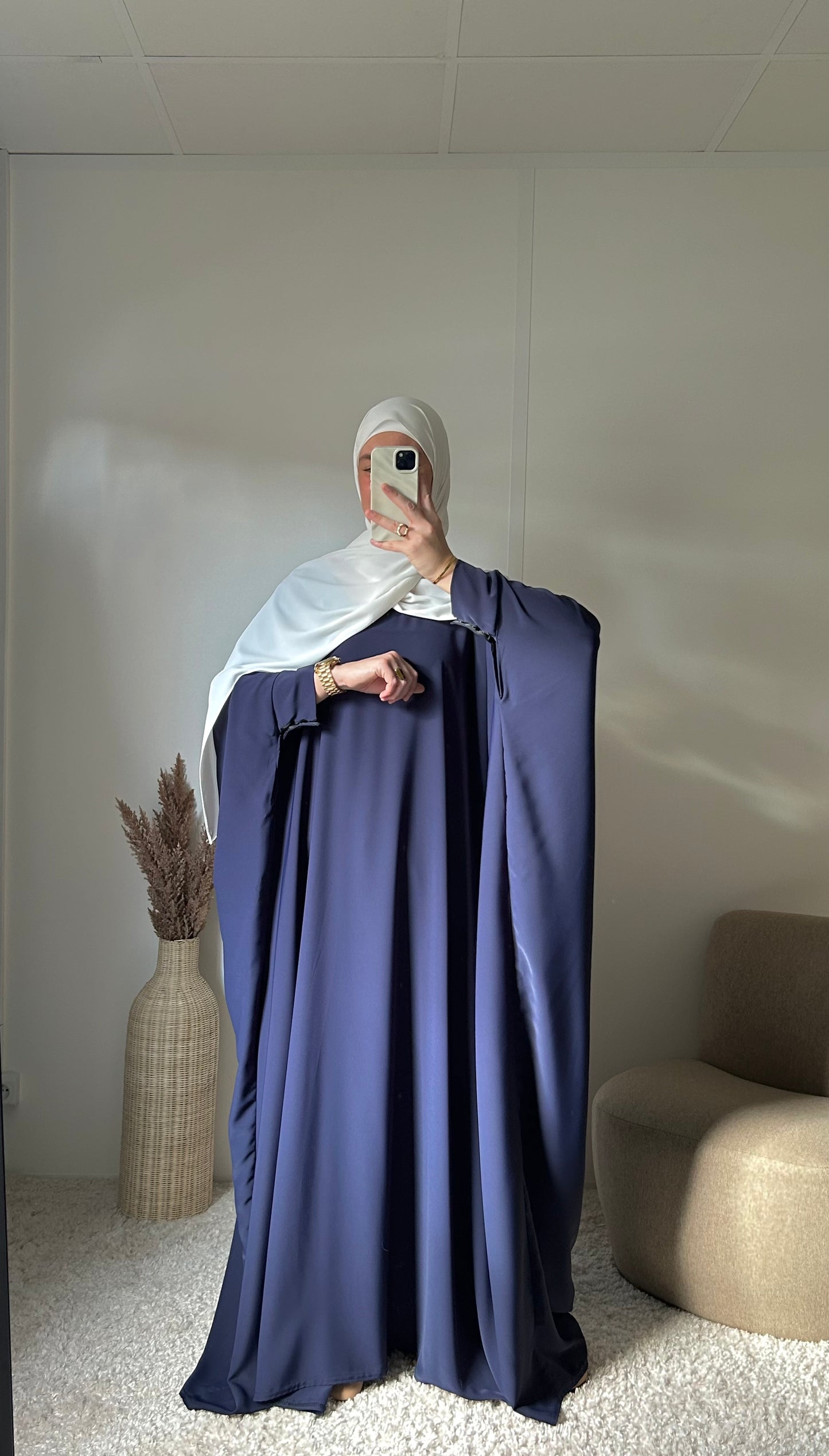 Abaya saoudienne en soie de Médine