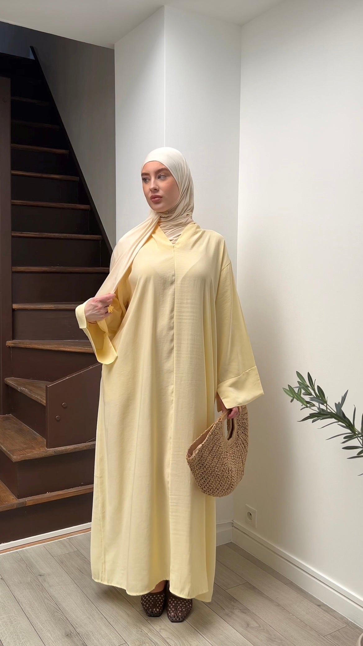 Abaya Dune jaune