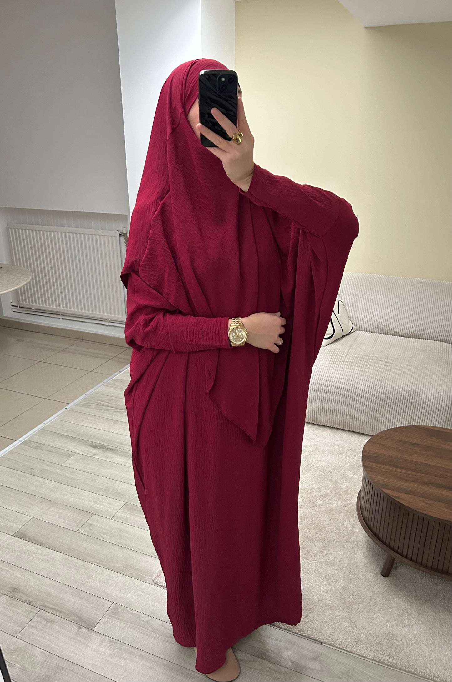 Ensemble abaya khimar en jazz