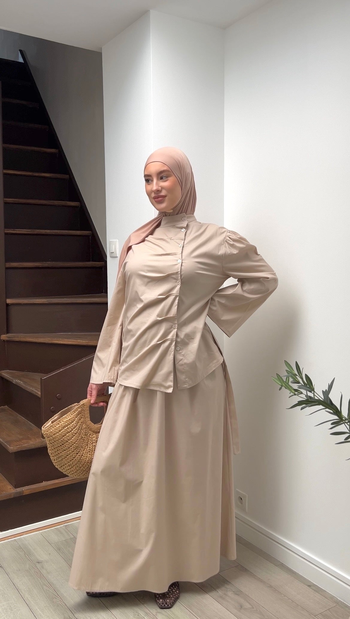 Ensemble Yuna beige