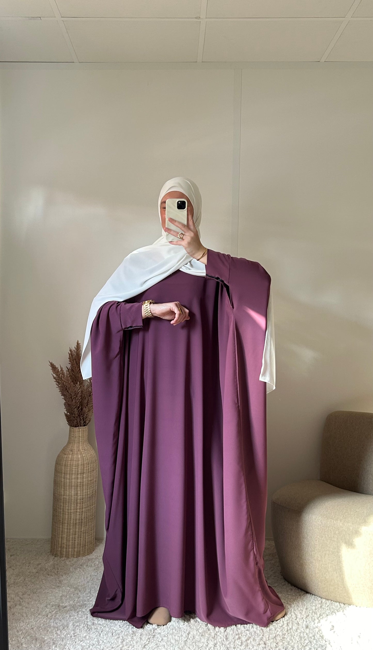 Abaya saoudienne en soie de Médine