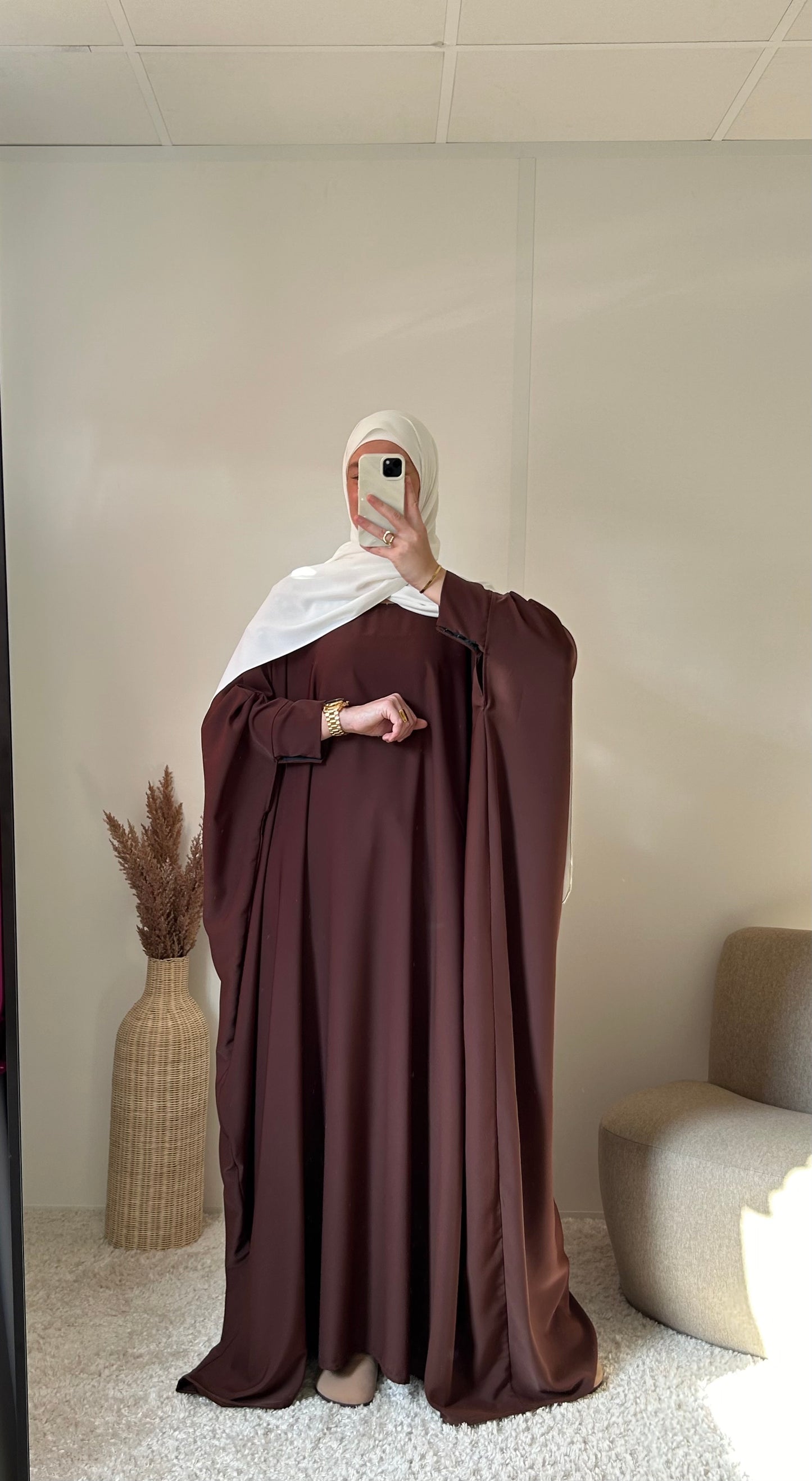Abaya saoudienne en soie de Médine