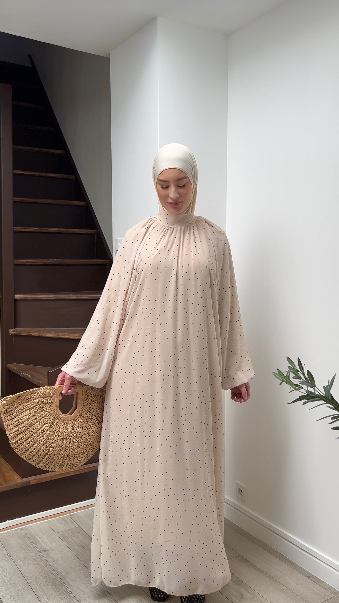 Robe petits pois